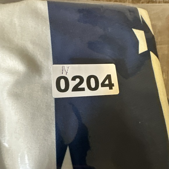 Unbranded Womens Blue White Striped Crew Neck 3/4 Sleeve Top‎ Sz L Patriotic - Picture 10 of 10